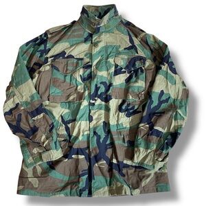 Alpha Industries Vintage Woodland M-65 Camouflage Field Coat w/ Hood